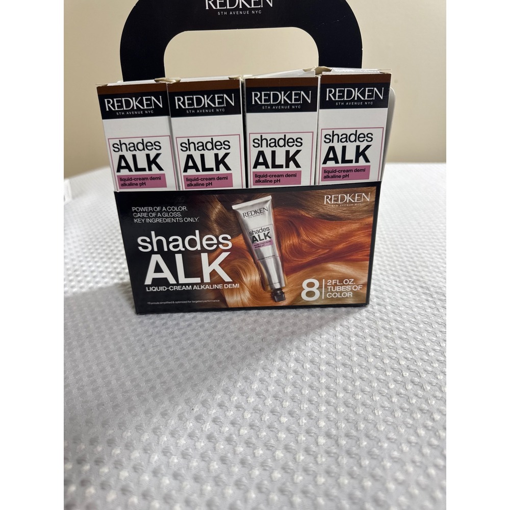 Redken Shades ALK Liquid-Cream Demi Hair Color 8 Tubes Multi-Color NEW
